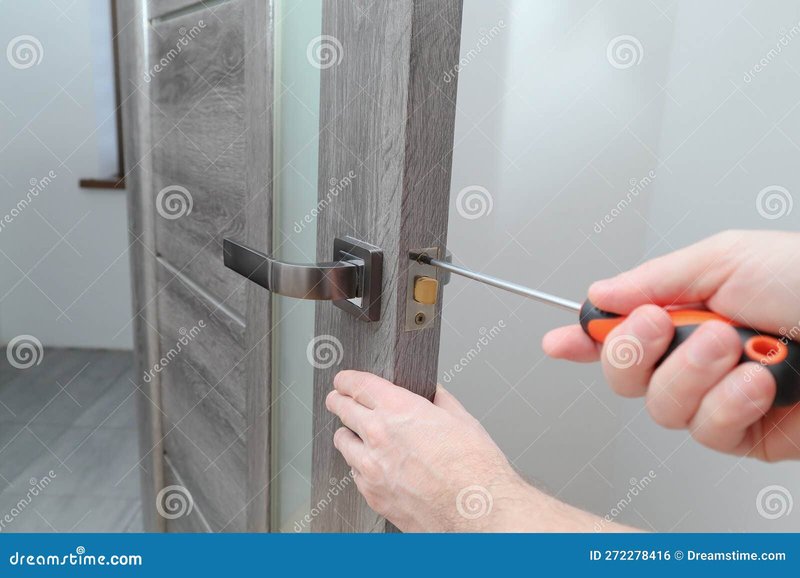 Repairing Interior Door Hardware After A Minor Water Leak