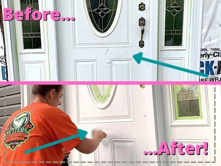 Repairing Minor Dents And Scratches On Exterior Door Hardware