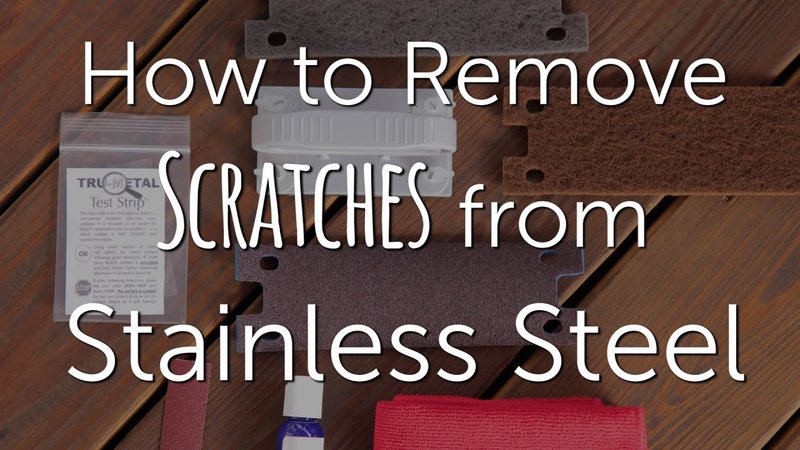 Repairing Scratches On A Stainless Steel Kick Plate