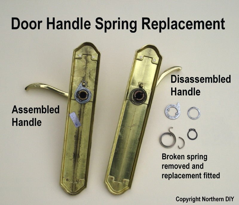 Replacing A Broken Spring On An Interior Door Knob