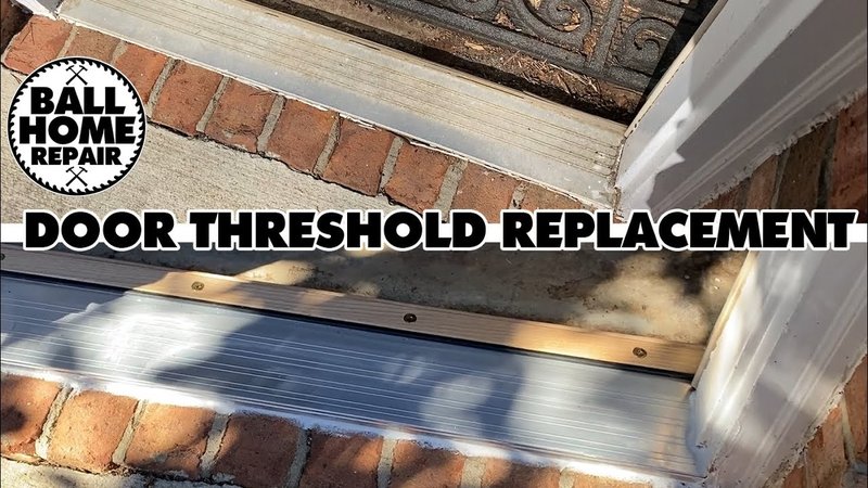 Replacing A Damaged Aluminum Threshold Cap