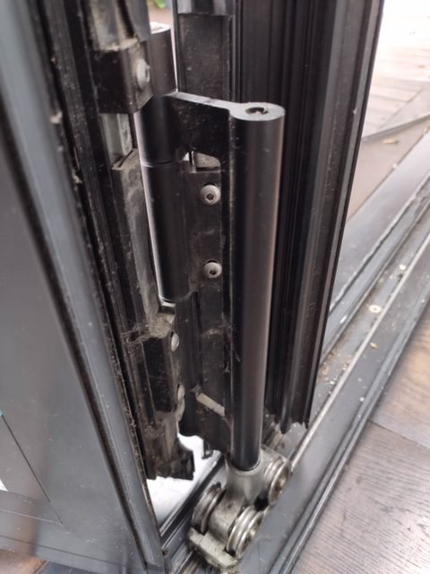 Replacing A Damaged Bi-Fold Door Track Section
