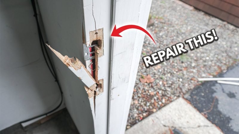 Replacing A Damaged Kick Plate On A Textured Fiberglass Door