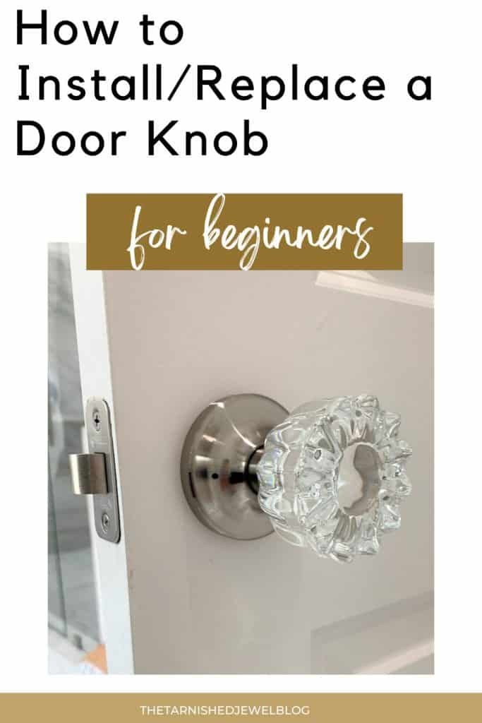 Replacing A Standard Passage Door Knob: Diy Guide For Beginners