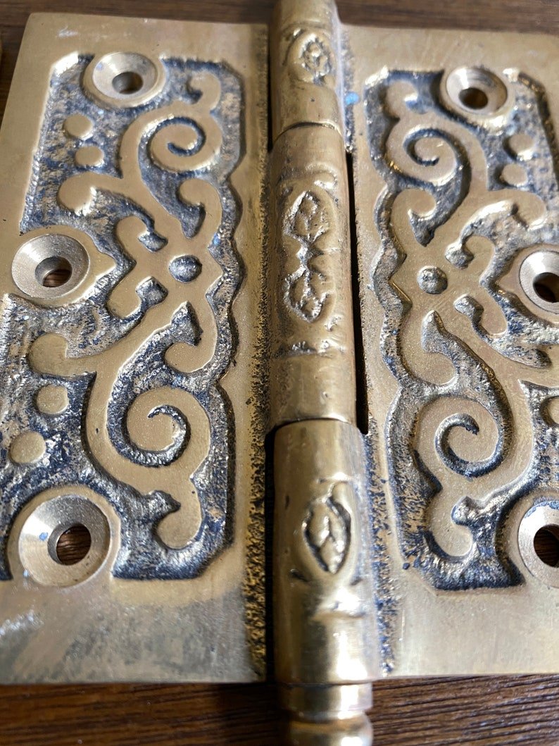 Restoring The Finish On Solid Brass Door Hinges