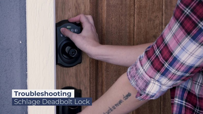 Troubleshooting A Deadbolt That'S Hard To Turn Due To Bent Pins