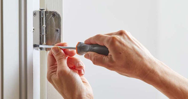 Troubleshooting A Door Hinge That Makes A 'Thunk' Sound When Opened Fully.