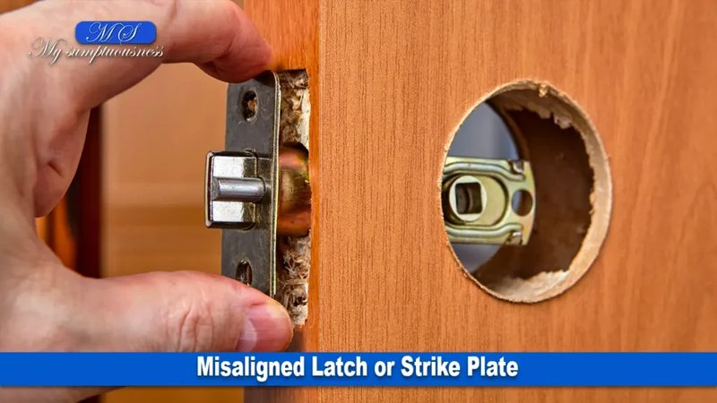 Troubleshooting A Door Latch That Is Misaligned With The Strike Plate