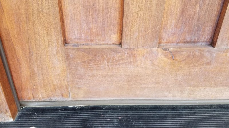 Troubleshooting A Door Seal That'S Becoming Discolored From Sunlight