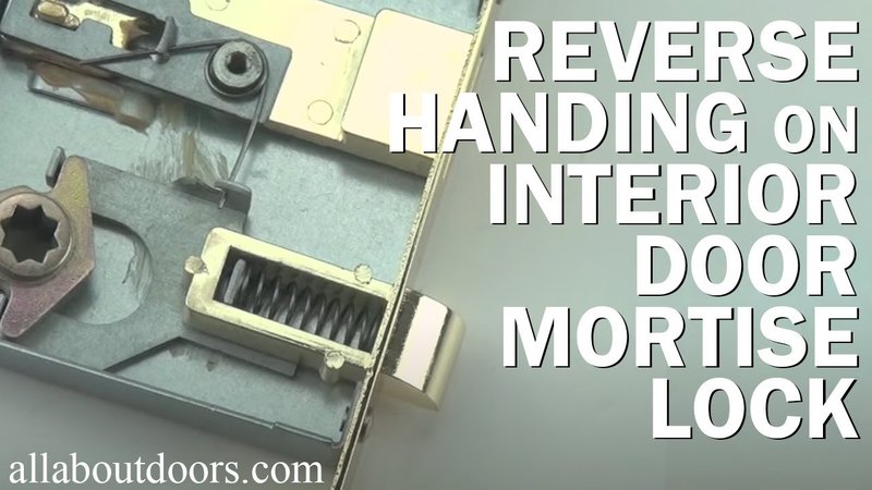 Troubleshooting A Keyed Interior Door Lock That'S Frozen (Cold Climate Interior)