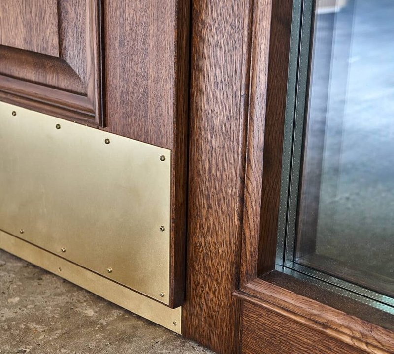 Troubleshooting A Kick Plate That Doesn'T Match Other Hardware