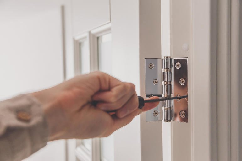 Troubleshooting An Interior Door Hinge That Causes The Door To Creak
