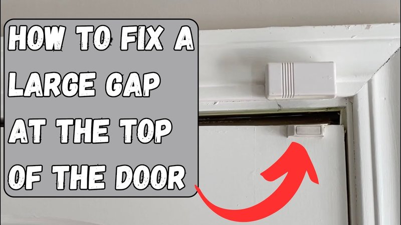 Why Is My Door Hinge Causing A Gap At The Top Of The Door?